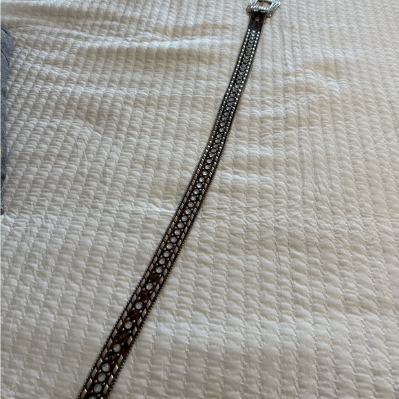 Leopard Print Rhinestone Belt - Picture 7 of 7